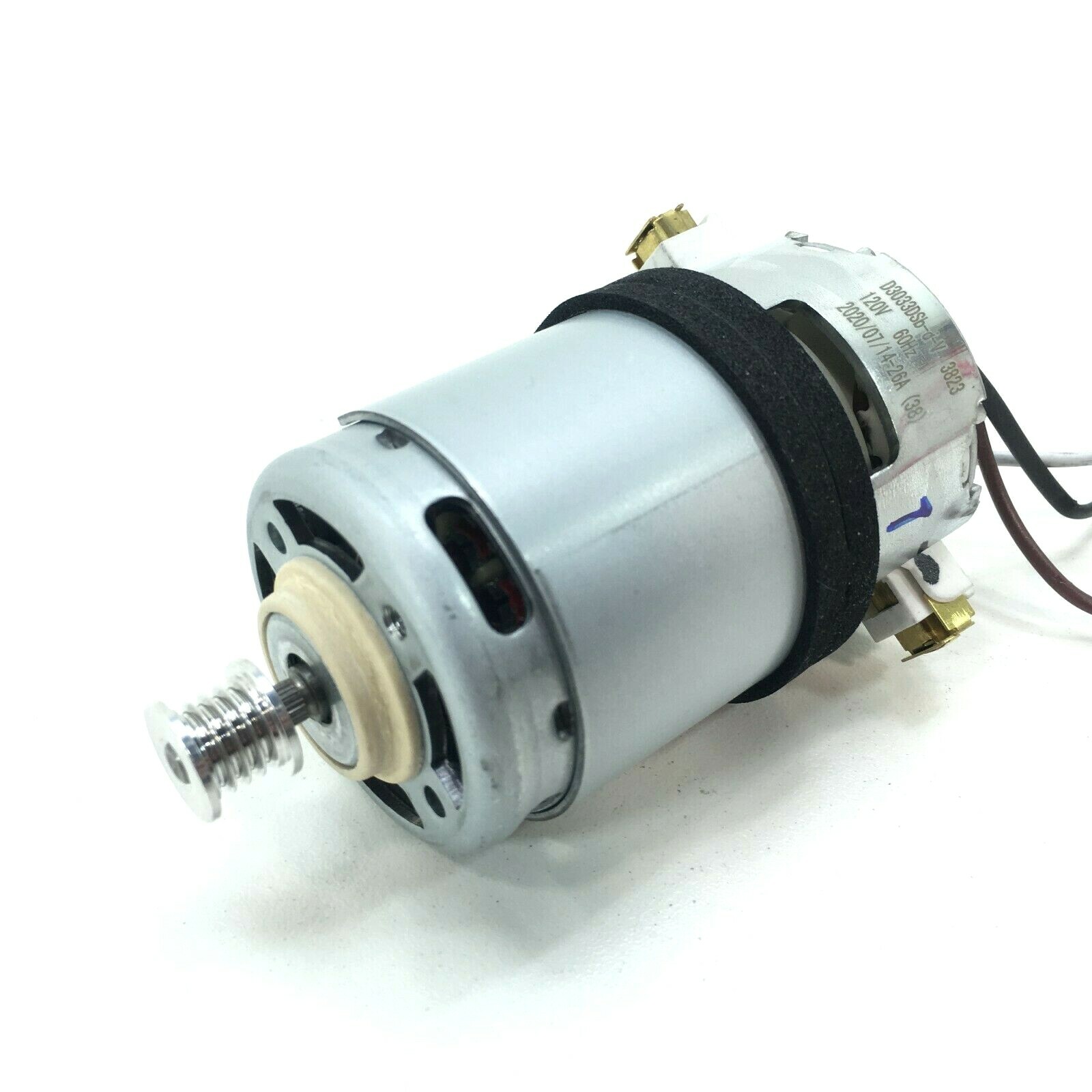 Shark LA502 SMALL 120V 60Hz GEARED BRUSHROLL MOTOR OEM Part # D3033DSb-d-v 3823