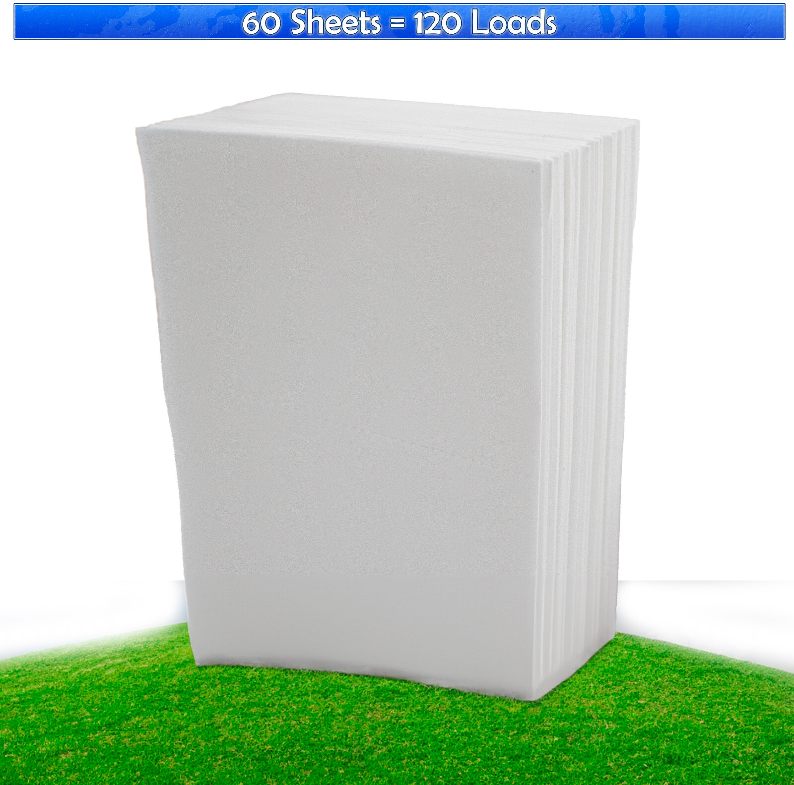 Laundry Detergent Sheets (120 Loads) Eco-Friendly Hypoallergenic & Enzyme-Base