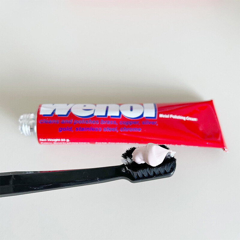 WENOL Metal Cleaner Polish with Surface Protection Brass Copper Tube Silver 50 g