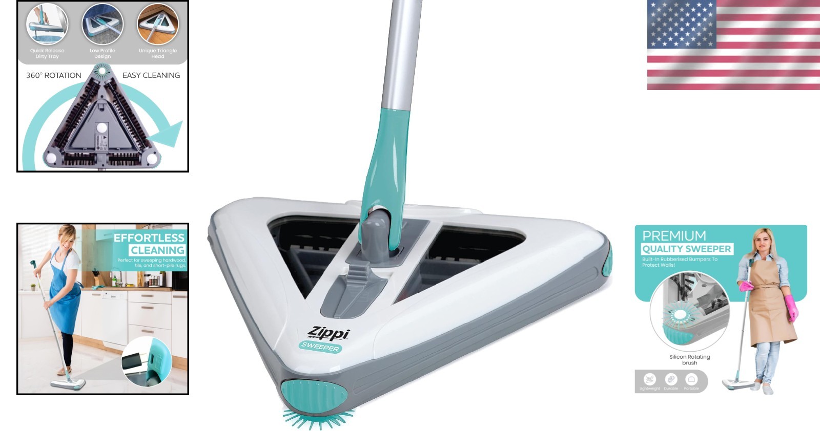 Effortless Cleaning with the Zippi Sweeper – Lightweight & Ideal for Corners