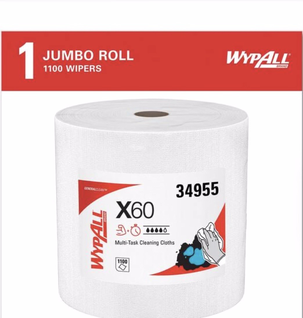 Kimberly Clark 34955 General clean X60 Cloths Multi-Task Cleaning Wipes, Jumbo