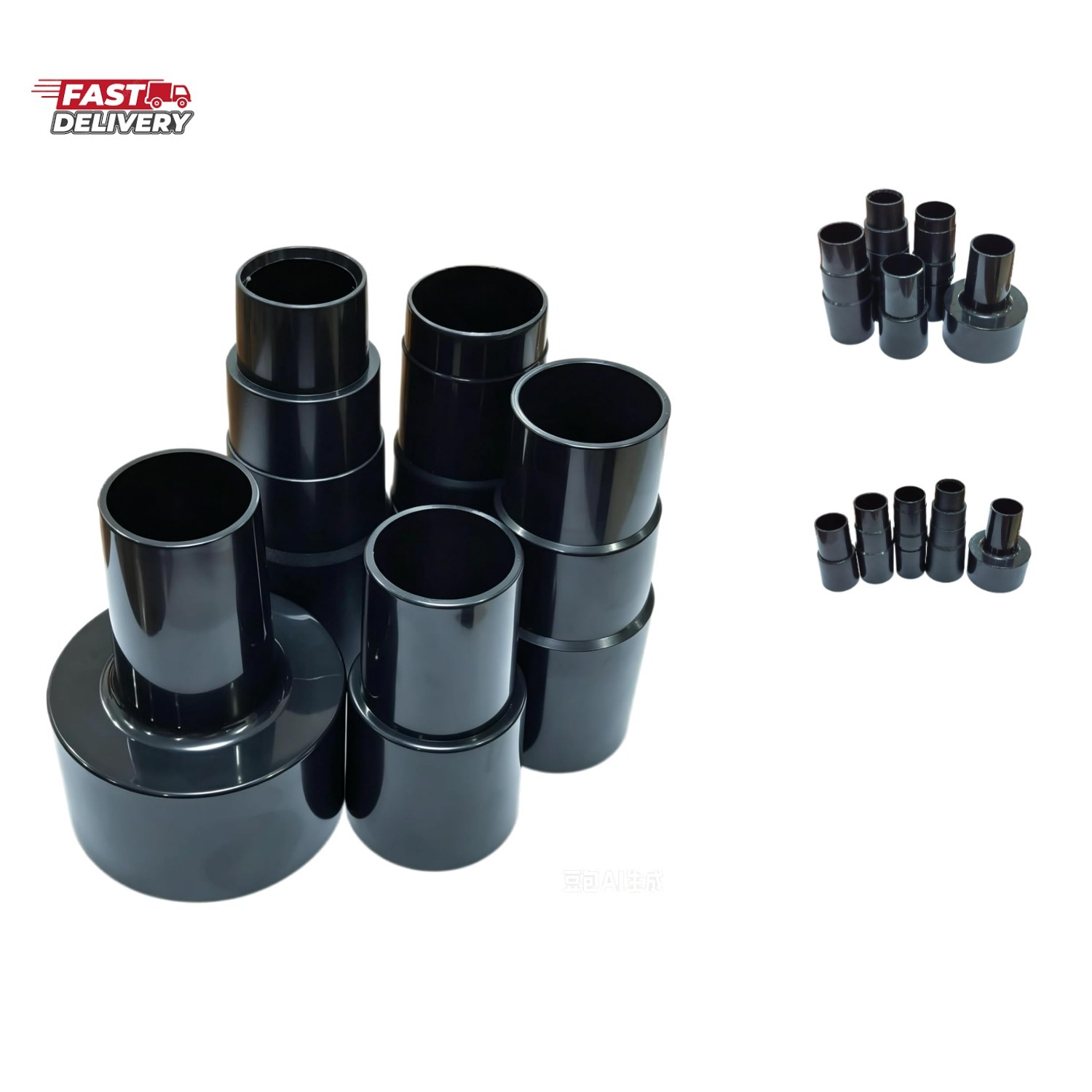 5Pcs Vacuum Hose Reducer Adapter Vacuum Cleaner Hose Connectors | Multi-size …