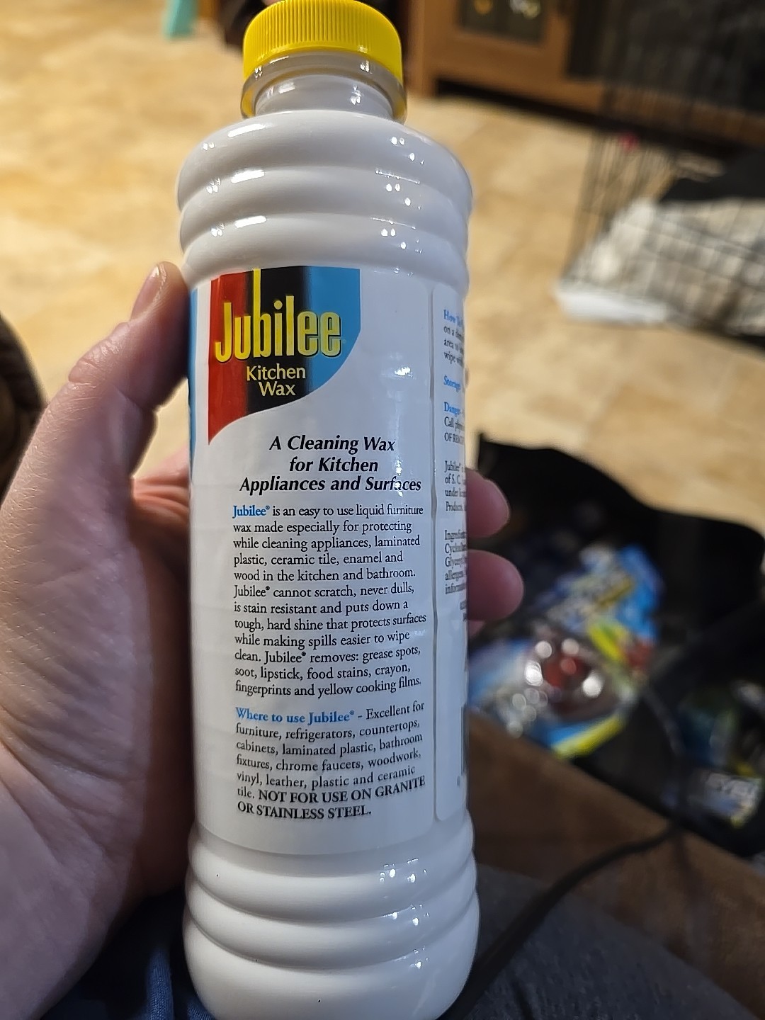 Malco Products Jubilee Kitchen Wax 15 fl oz New Sealed Protects Shines Cleans