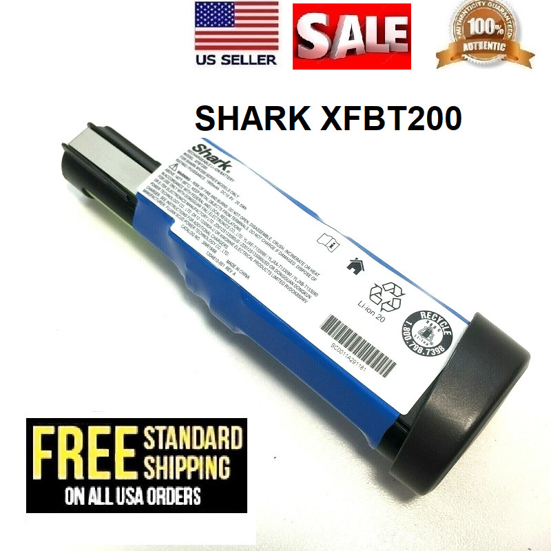 Original XFBT200 Battery For Shark WV200UK, WV200, WV201,WV205,WV220,Ion W1 Cord