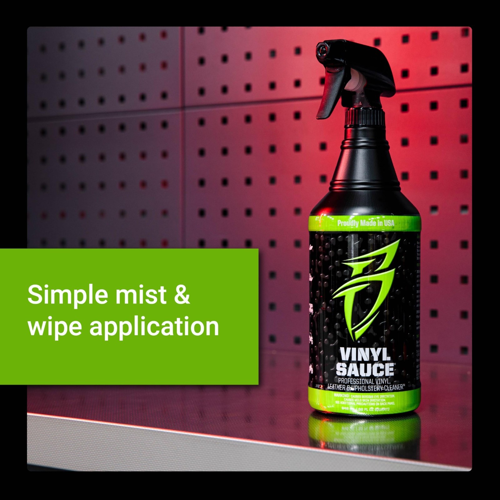 Premium Vinyl & Leather Cleaner 32 Oz – Marine, RV, Powersport – Non-Caustic For