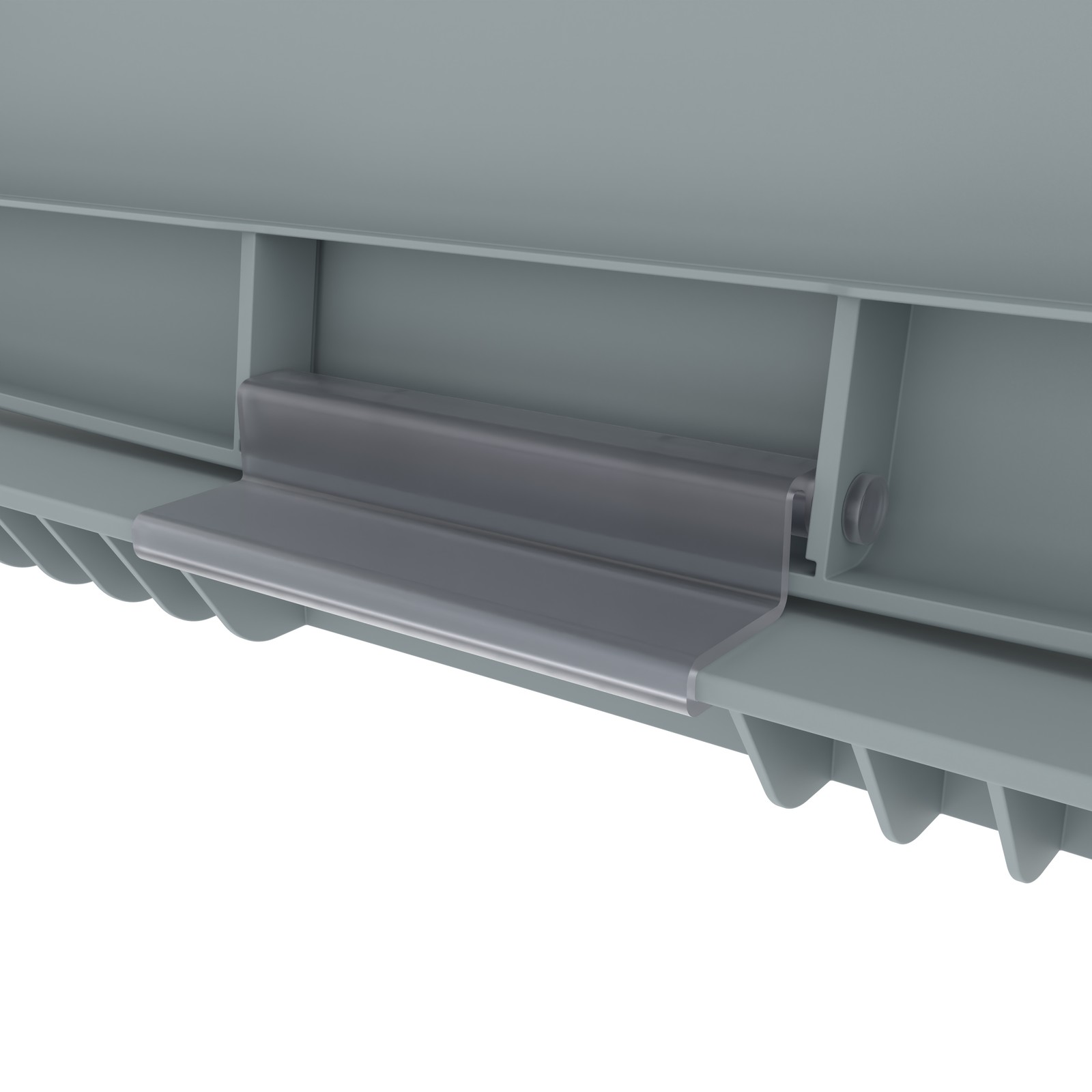 Rev-A-Shelf 32 qt. Trash Can Replacement Lid, Gray (Lid Only), RV-32-LID-14-1