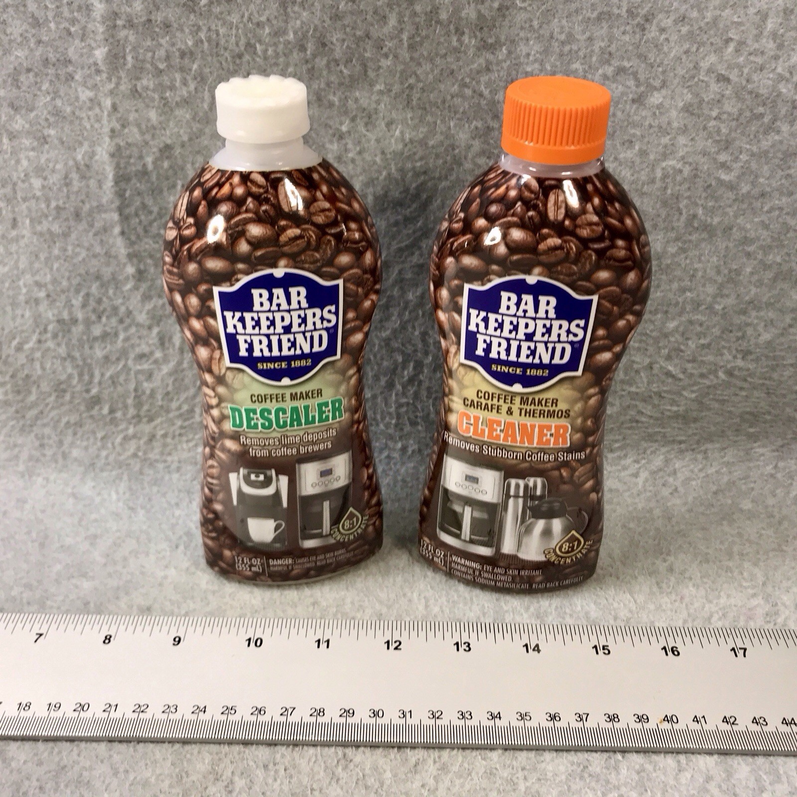2-Set Bar Keepers Friend Coffee Maker Thermos Cleaner Descaler Concentrates 12oz