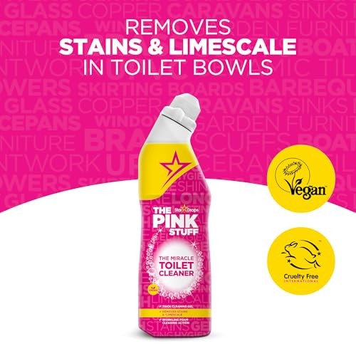 Pink Toilet Cleaner 1 Fl Oz Pack Of 1 Limescale Stain Remover Foam Fresh Scent