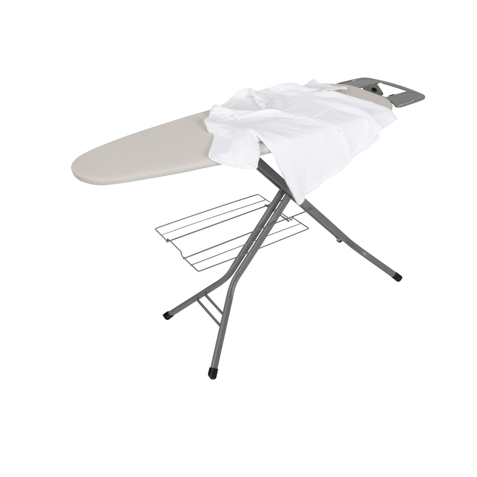 Wide‑Top Ironing Board – 47″ x 38″, Adjustable Height, Steel Frame