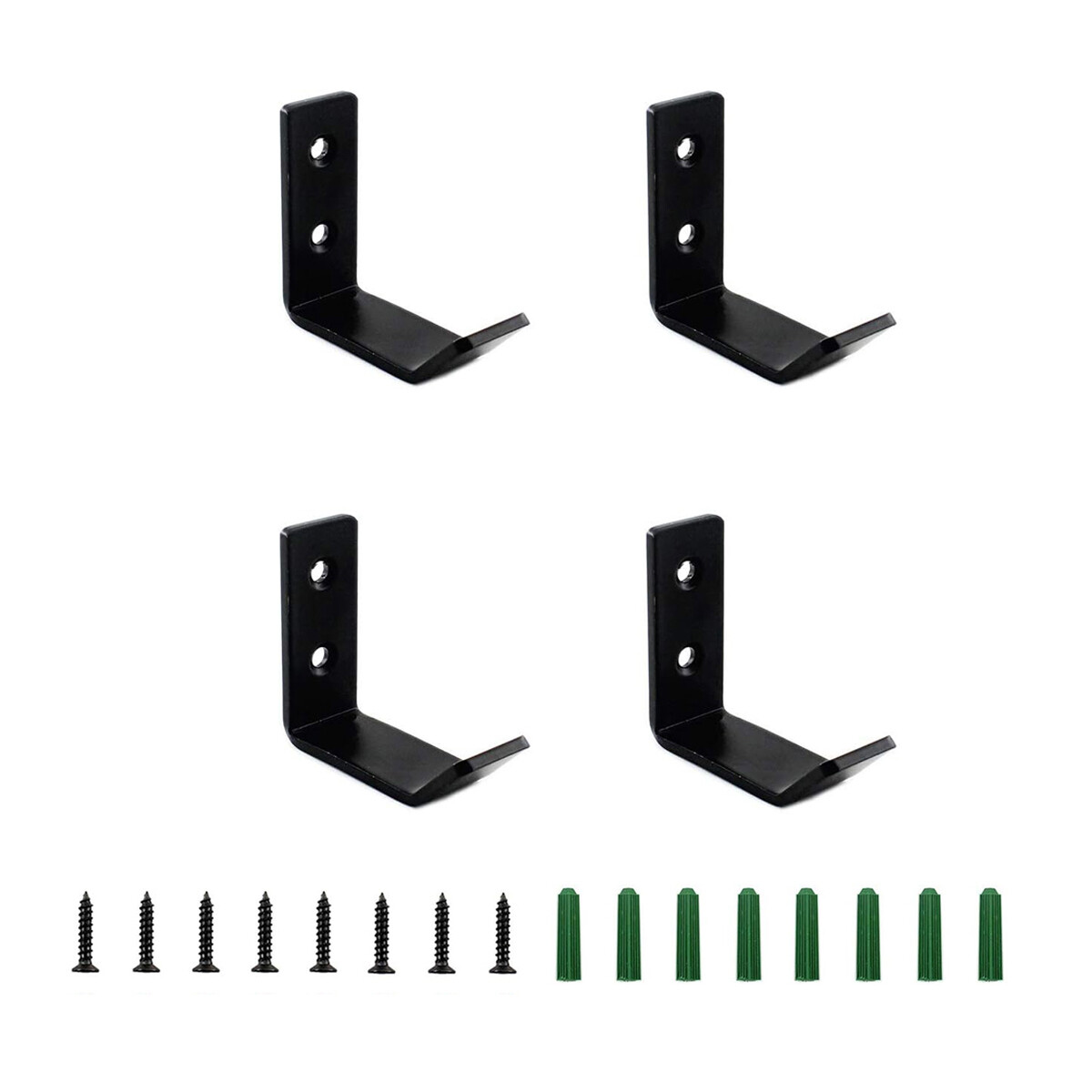 4PCS Headphone Hangers Display Stand Holder Steel Hooks Desk Headset Wall Mount