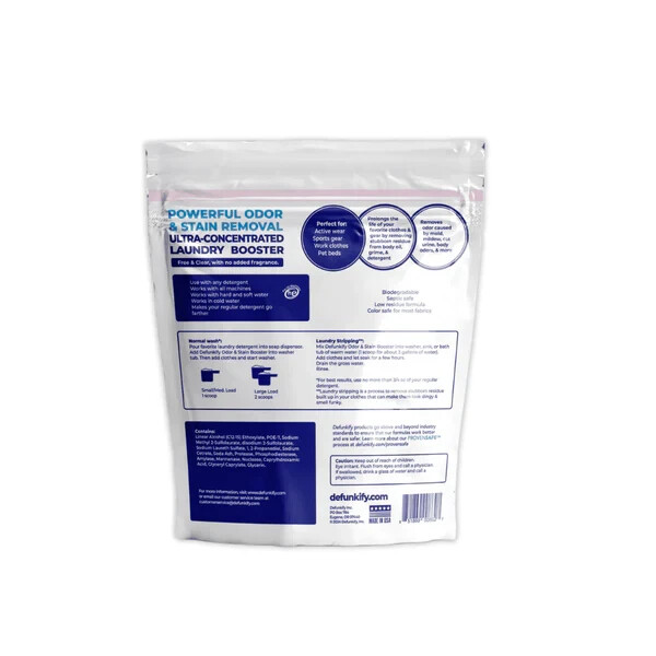 Defunkify Non-Toxic Laundry Booster Free & Clear 25.4 oz 48 Loads