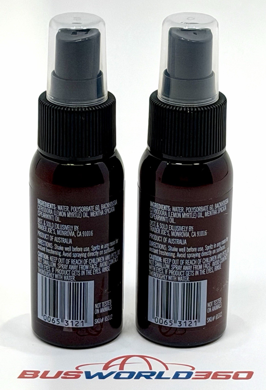 TRADER JOE’S Super Lemon Room Spritz Fresh Spray Lemon & Spearmint Oils – 2x NEW
