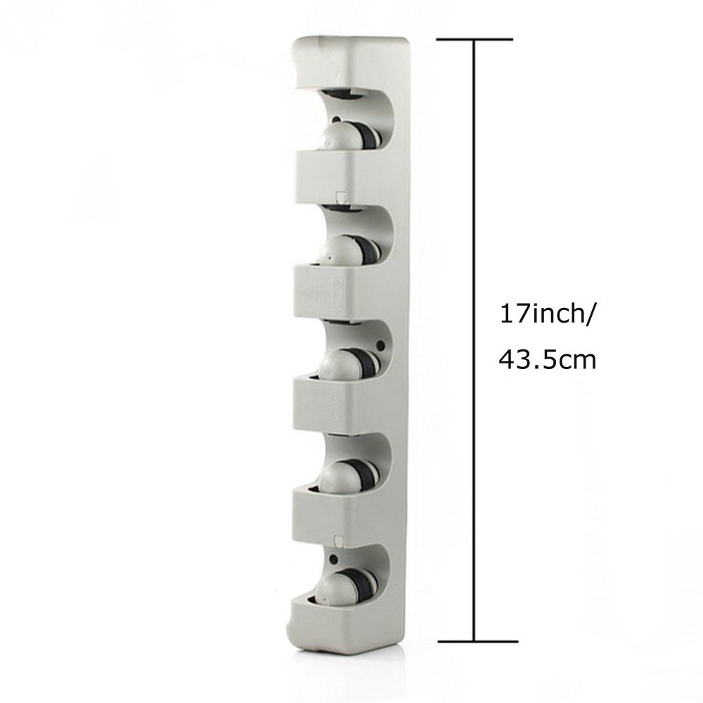 Magic Holder 5 Position Multifunctional Mop Broom Cleaning Holder Wall Mounted