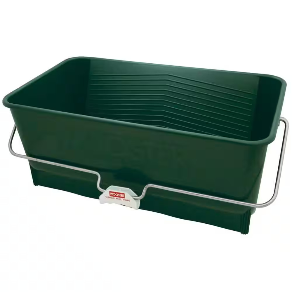 Wooster 8614 Wide Boy Green Polypropylene Bucket 14 L x 24 W x 10 D in.