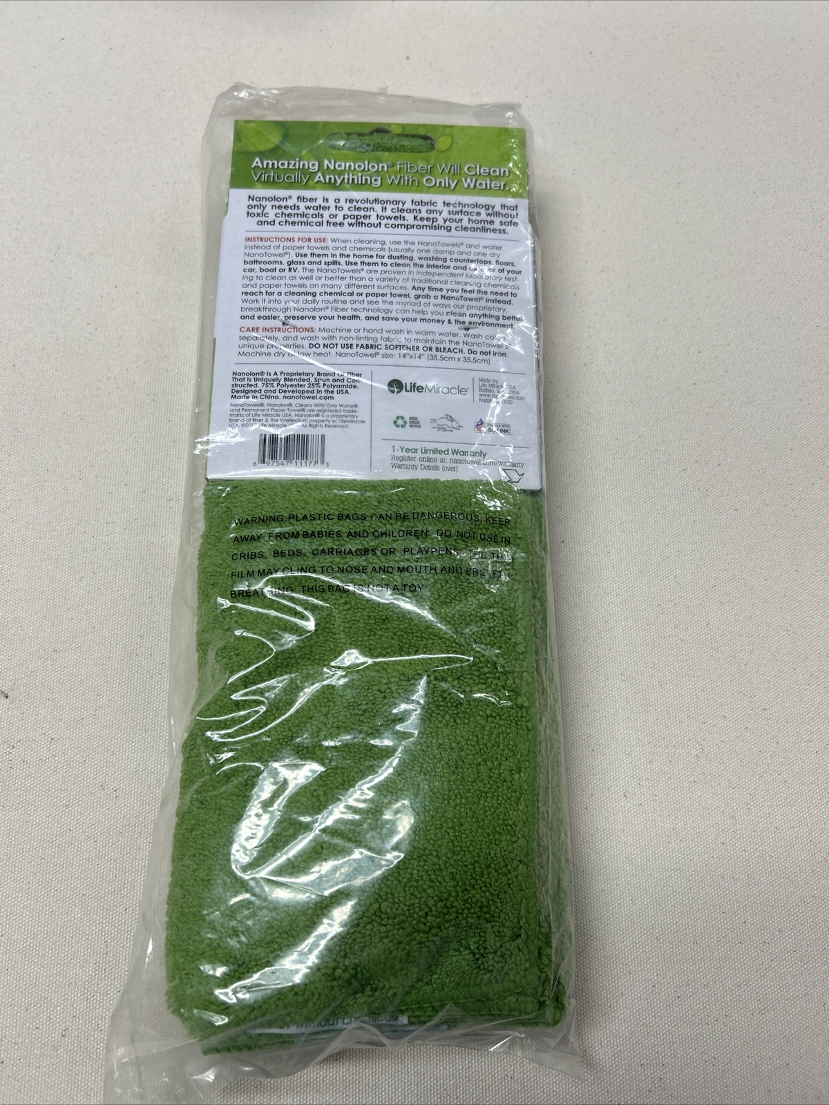 Nano Towels 4 Pk 14” x 14” Brand New