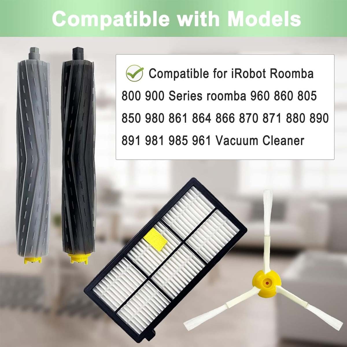 Replacement Brush/Filter Parts For iRobot Roomba 800 860 870 871 880 960