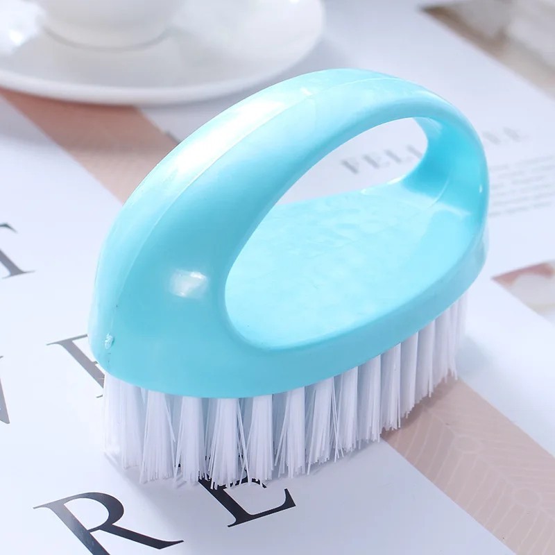 Small Scrub Brush,Heavy Duty Stiff Nylon Bristles Cleaning Brush,Durable