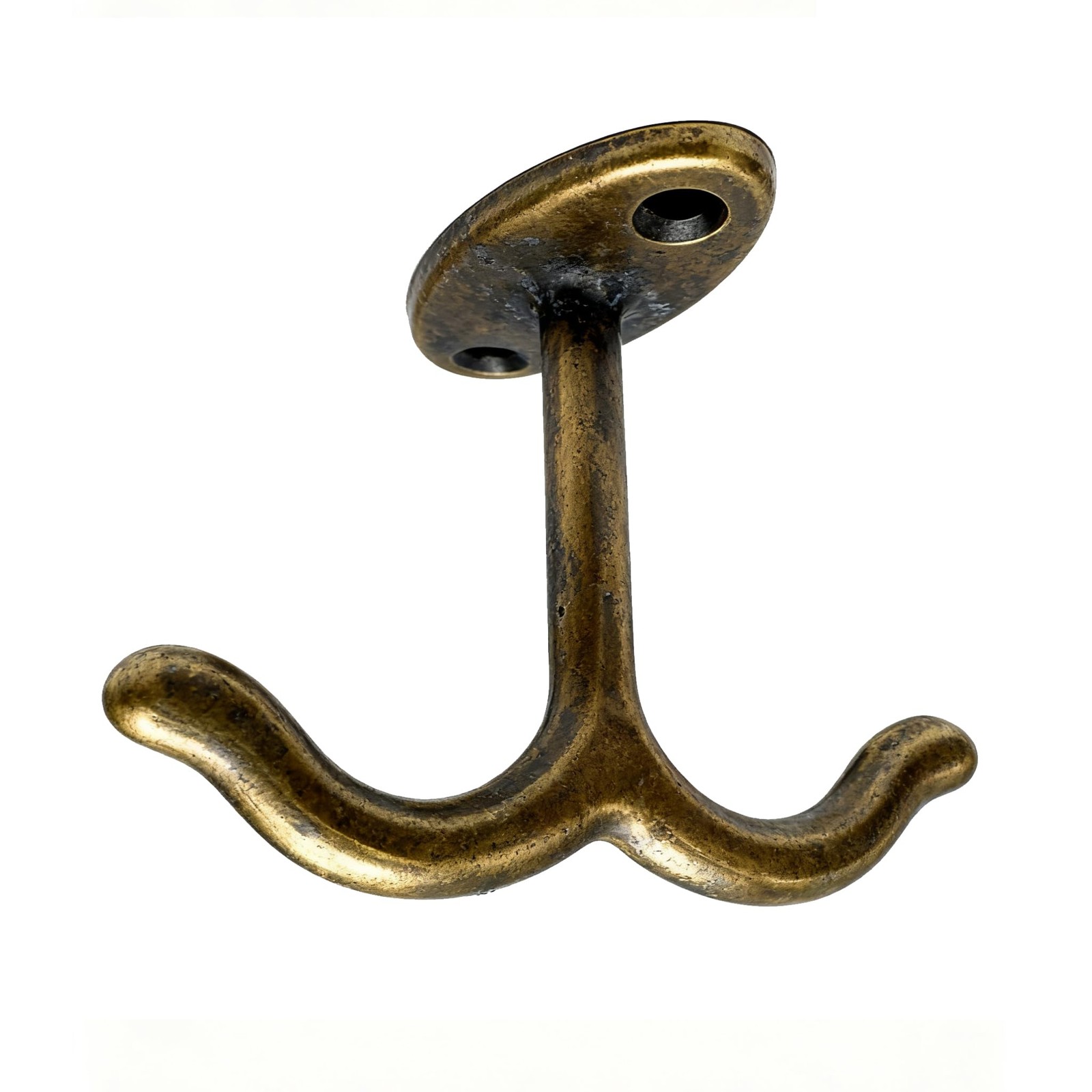 10 PCS Antique Bronze Zinc Alloy Ceiling Double Hook Under Cabinet Shelf