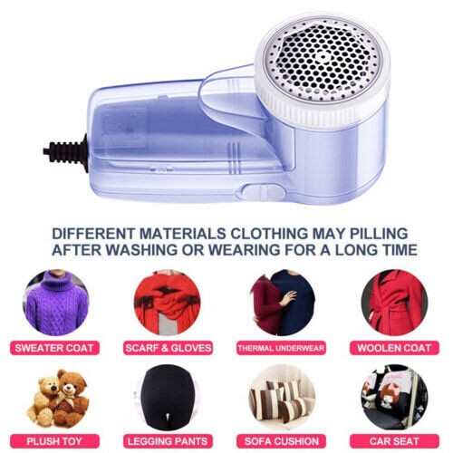 Electric Clothes Lint Pill Fluff Remover Fabrics Sweater Fuzz Shaver HouseholdUS