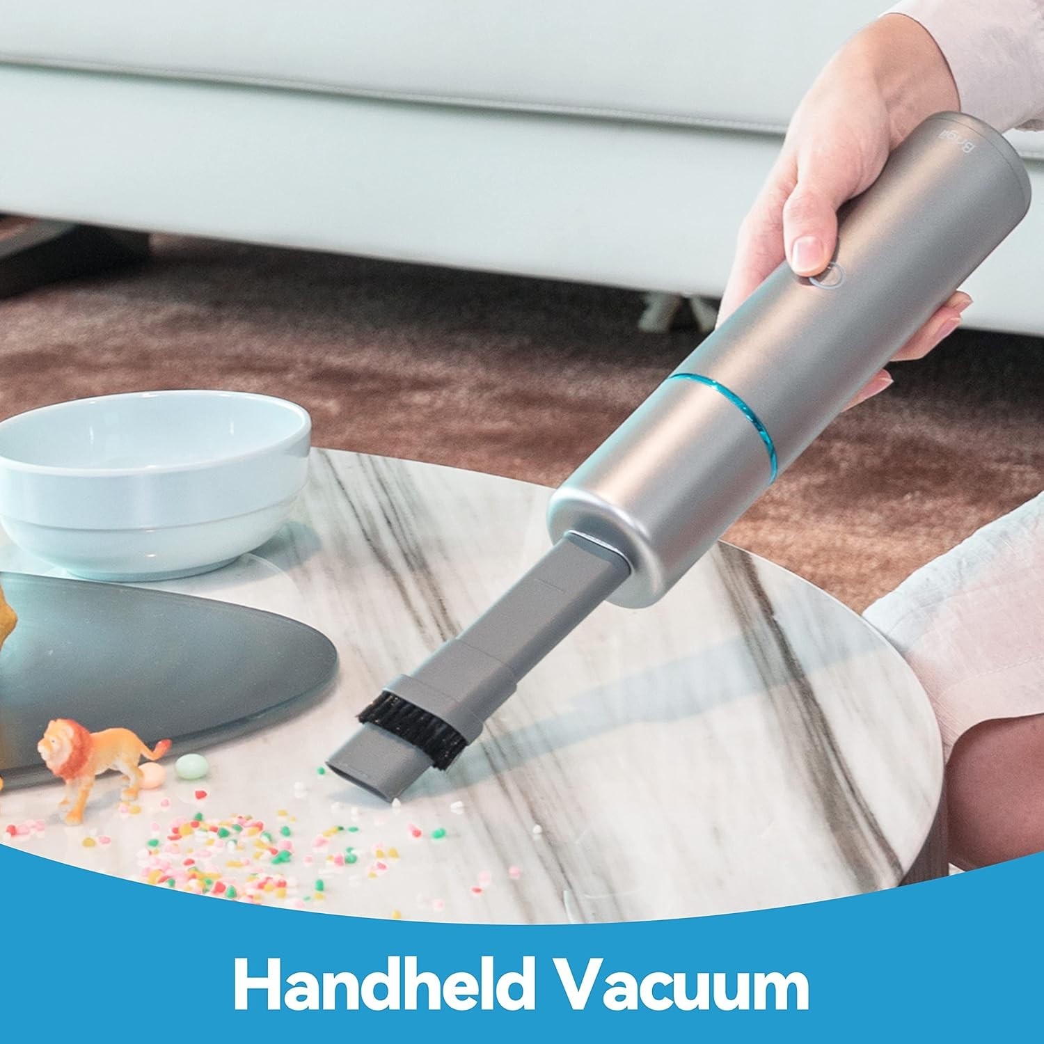 Brigii 3 in 1 Handheld Vacuum Cordless Mini Car Vacuum Air Duster Pump
