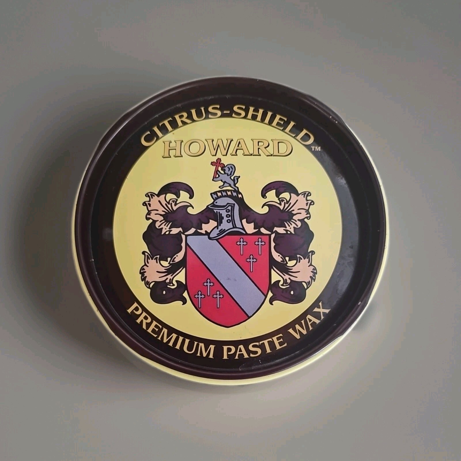 Howard Premium Paste Wax 11 Ounce Citrus Shield Carnauba Furniture Floor Wax