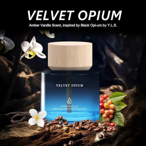 Car Air Freshener 50ML (1.7 FL OZ) Car Air Amber Vanilla – Wooden Cup Holder