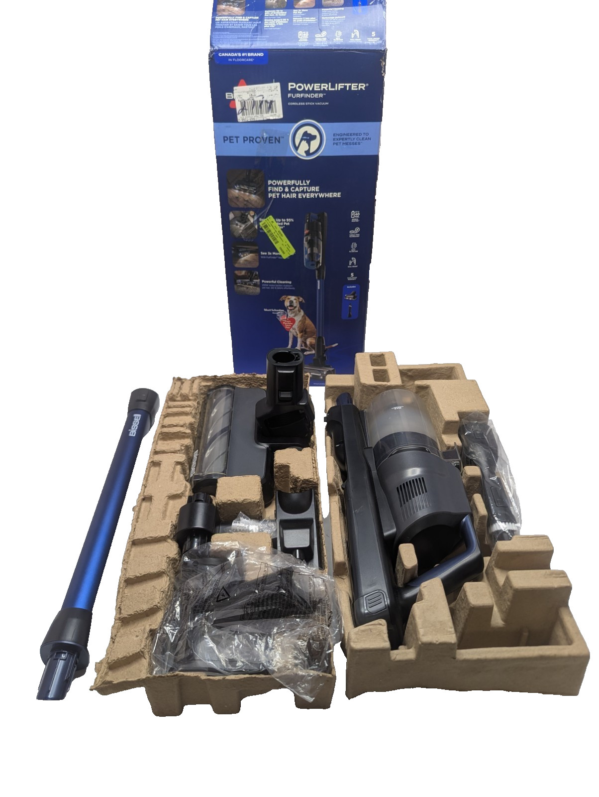 Bissell PowerClean / PowerLifter FurFinder Deluxe Cordless Stick Vacuum