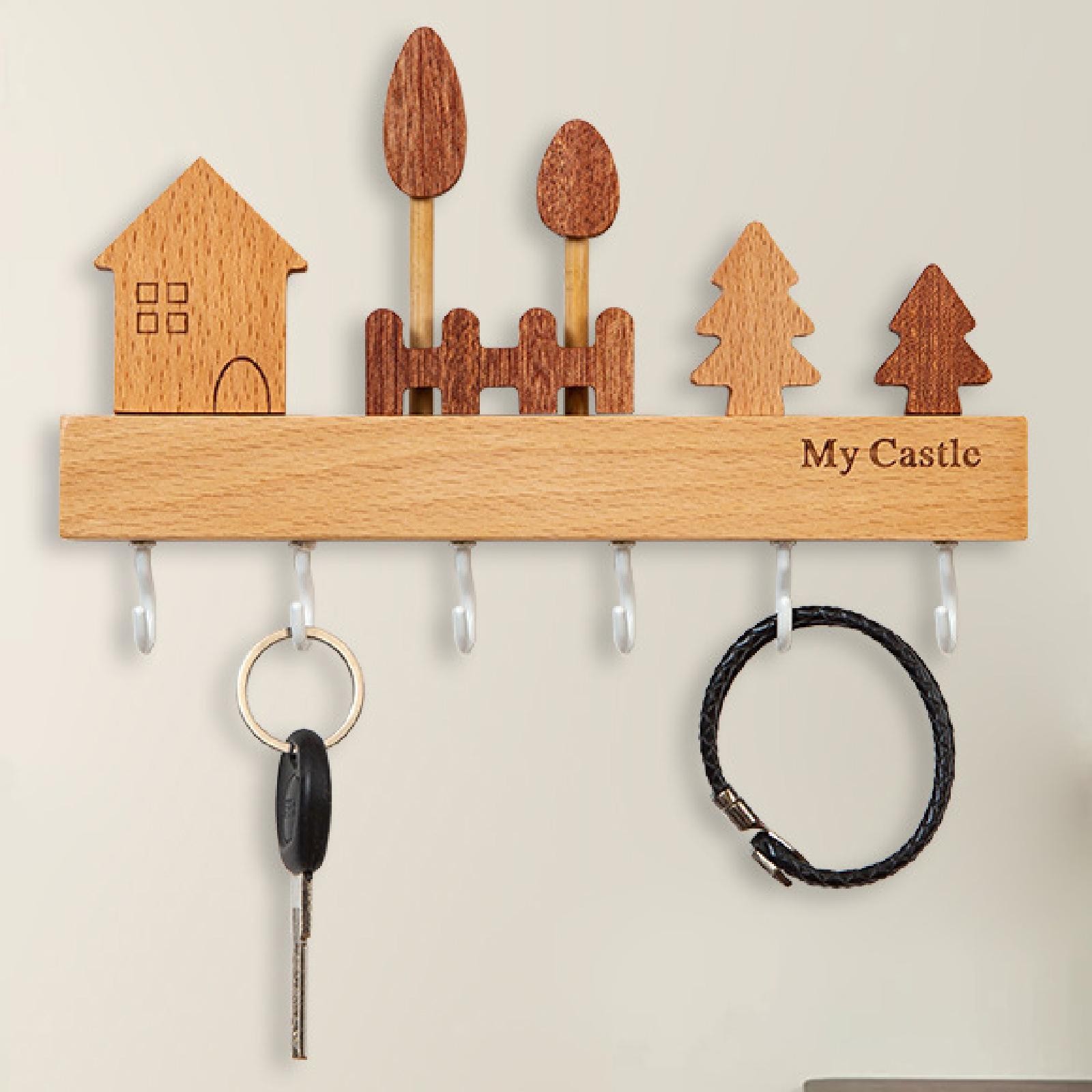 Key Holder Wall Mount Modern Decor Housewarming Gift Organizer Decorative Key