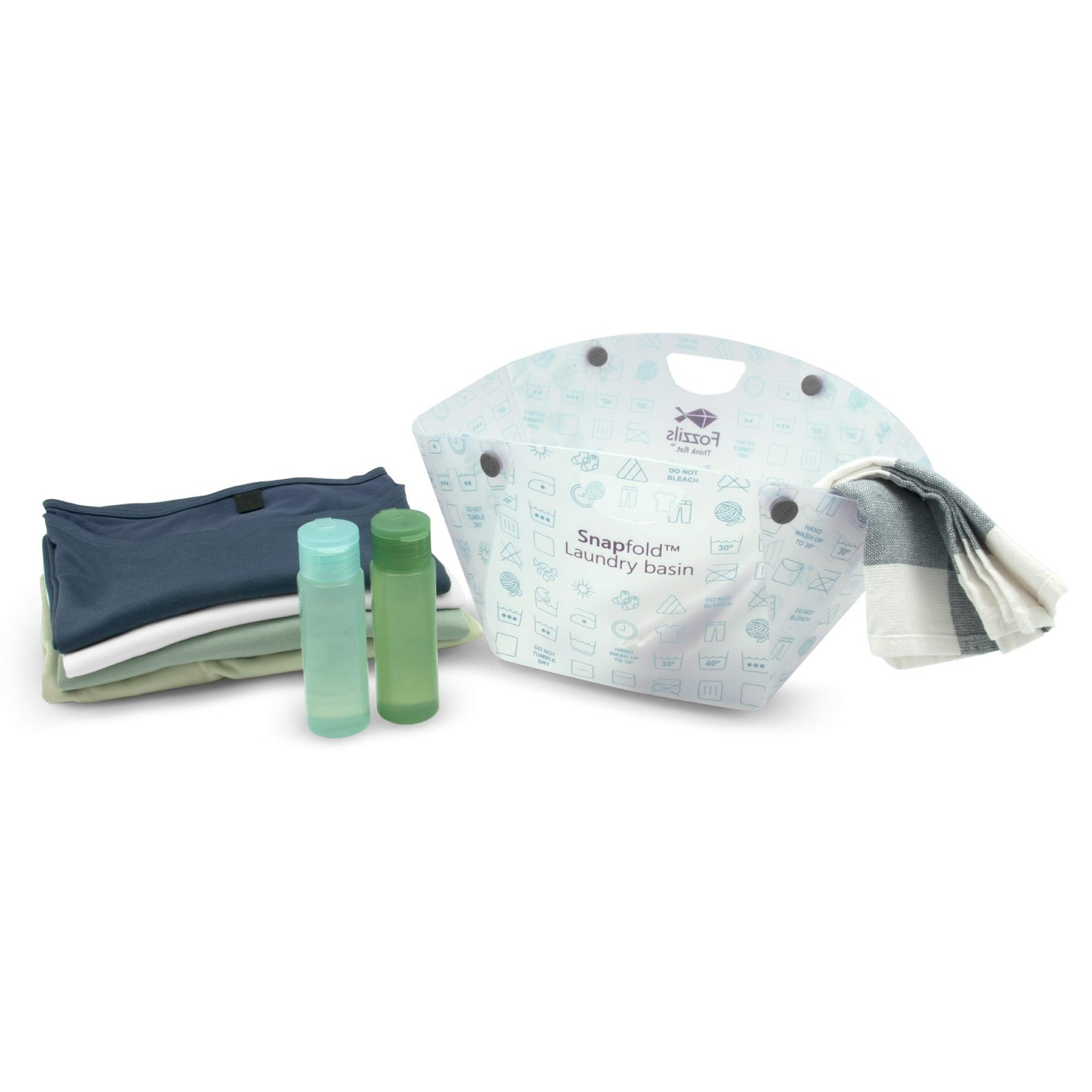 Fozzils Snapfold™ Laundry Basin, Mist, One Size (4225)