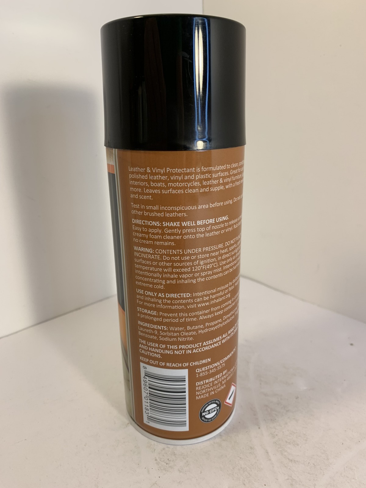 AutoBright Leather & Vinyl Protectant Spray Cleaner Conditioner 12 oz Aerosol