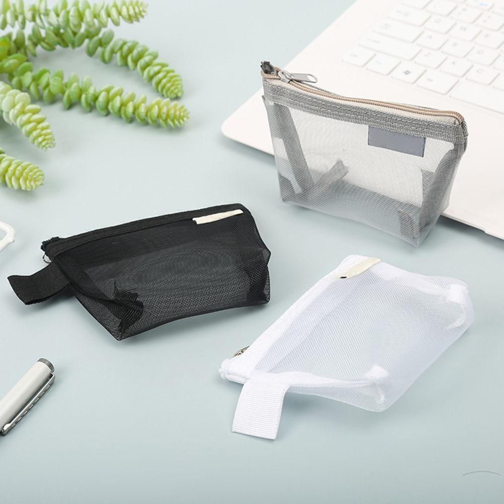 Mini Travel Toiletry Storage Cosmetic Bag Beauty Zip Makeup Organizer Pouch US