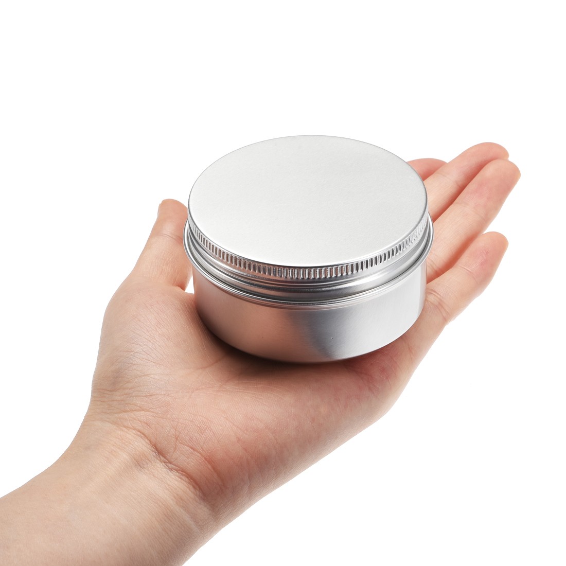 3Pack 2.7 oz Round Aluminum Cans Tin Can Screw Top Metal Lid Containers 80ml