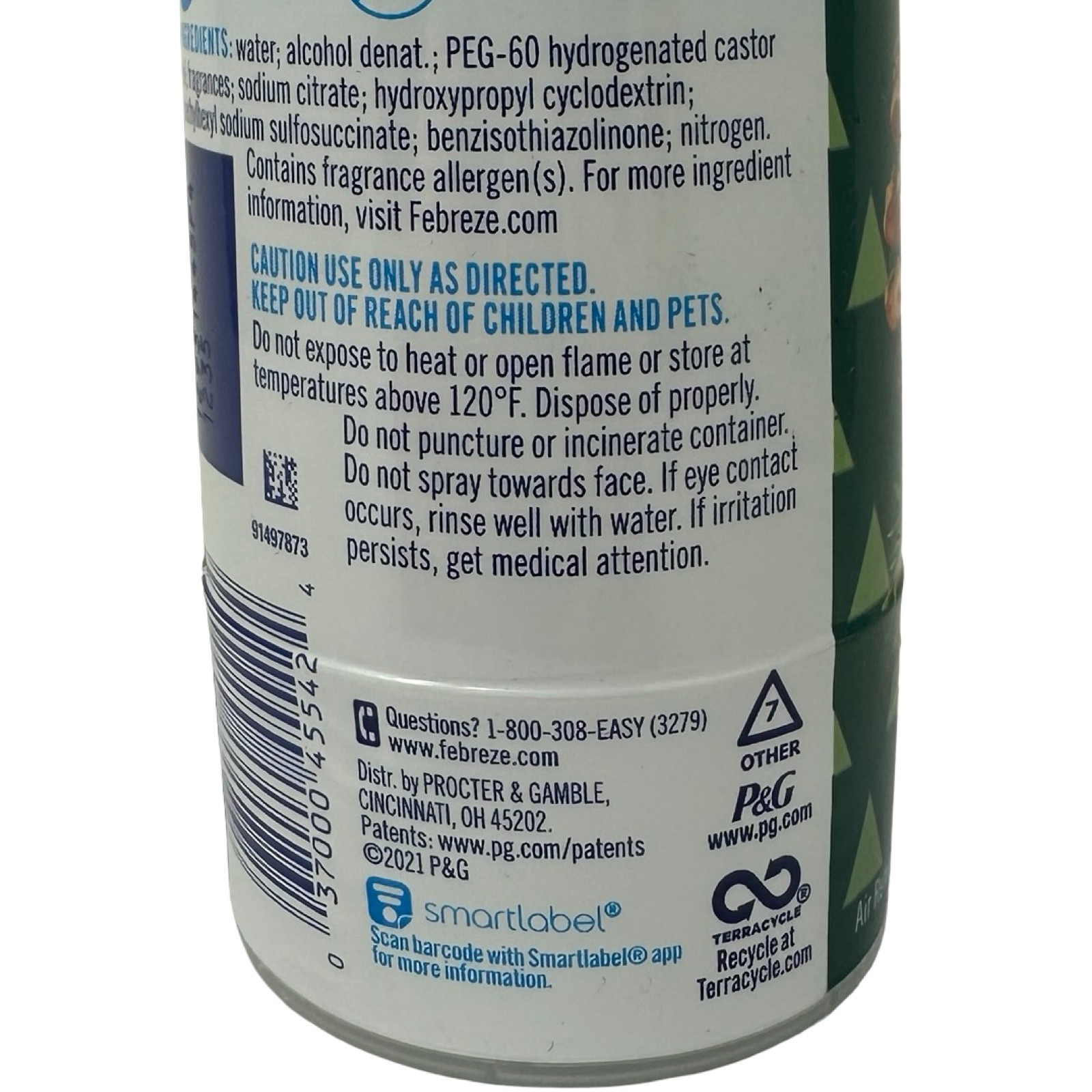 2 Pack Febreze Air Limited Edition Fresh-Cut Pine Room Freshener Spray 8.8 oz