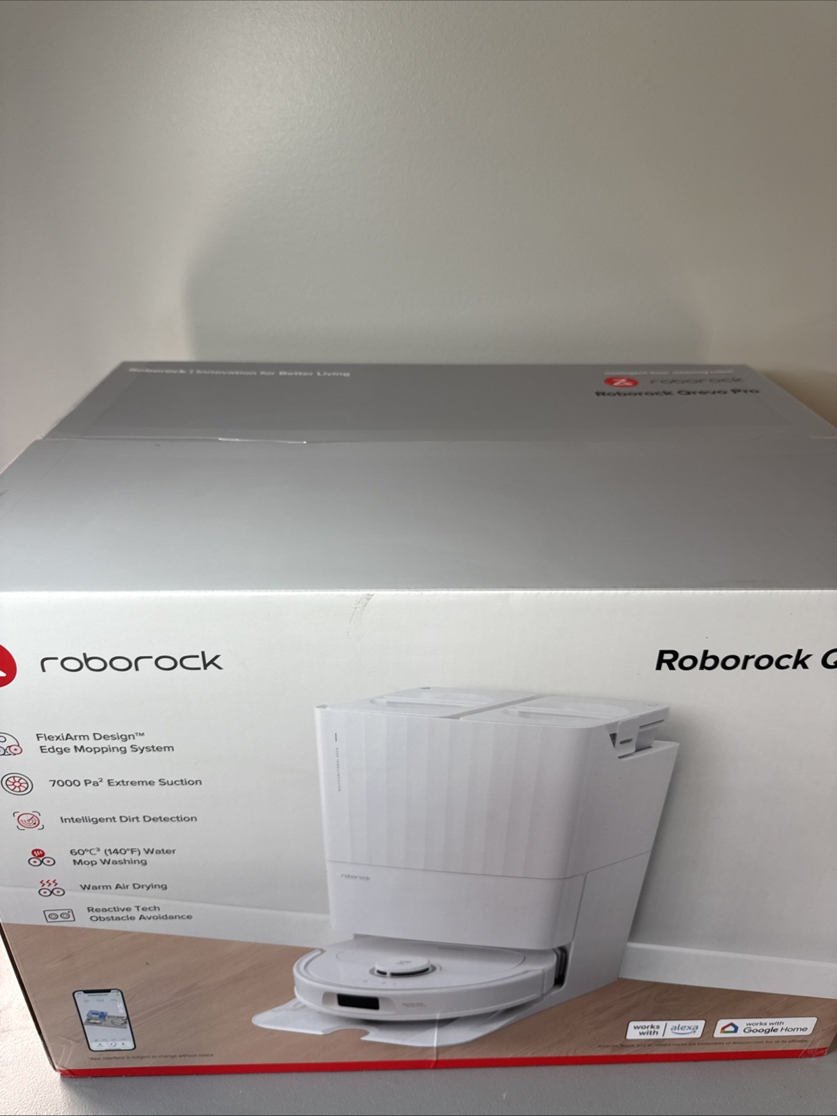 Roborock Qrevo Pro Robot Vacuum w/FlexiArm Edge Mop Multifunctional Dock
