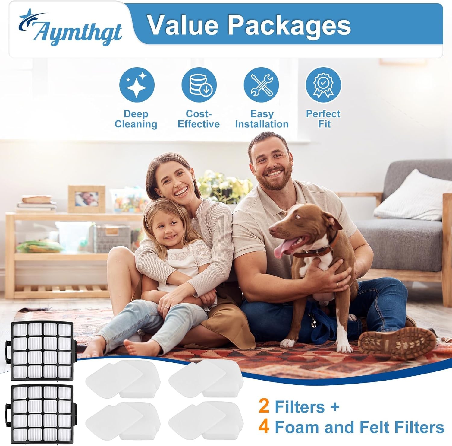 AZ3002 Replacement Filters for shark AZ3002 AZ3000 AZ3000W Upright Vacuum Part