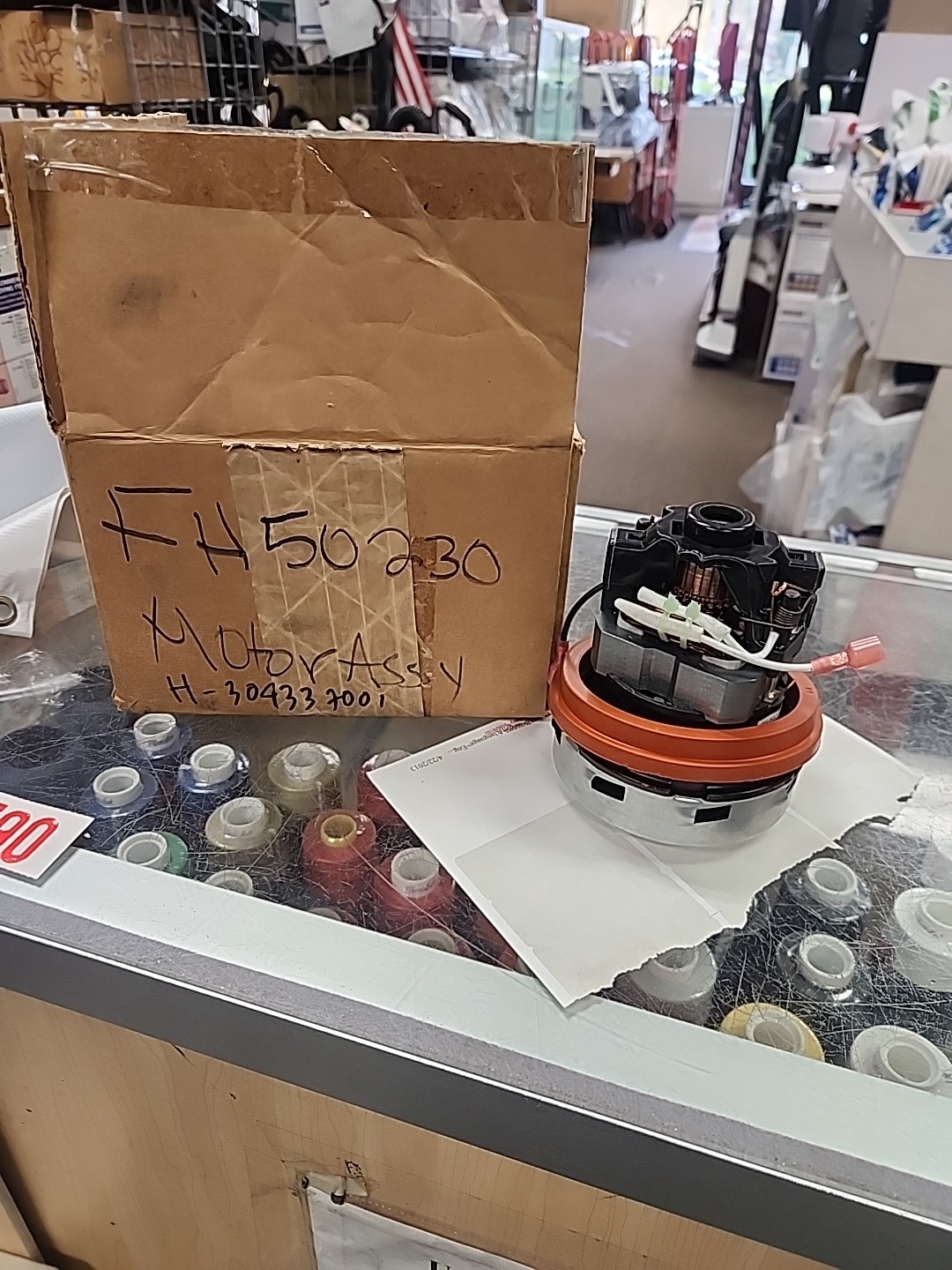 SEE PICTURES AS-IS! MOTOR FROM FH50230 HOOVER CARPET WASHER CLEANER H-304337001