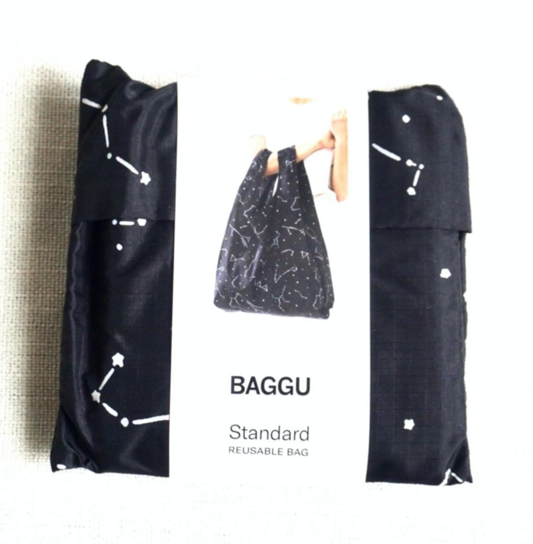 Baggu BLACK CONSTELLATION Standard Size Reusable Bag