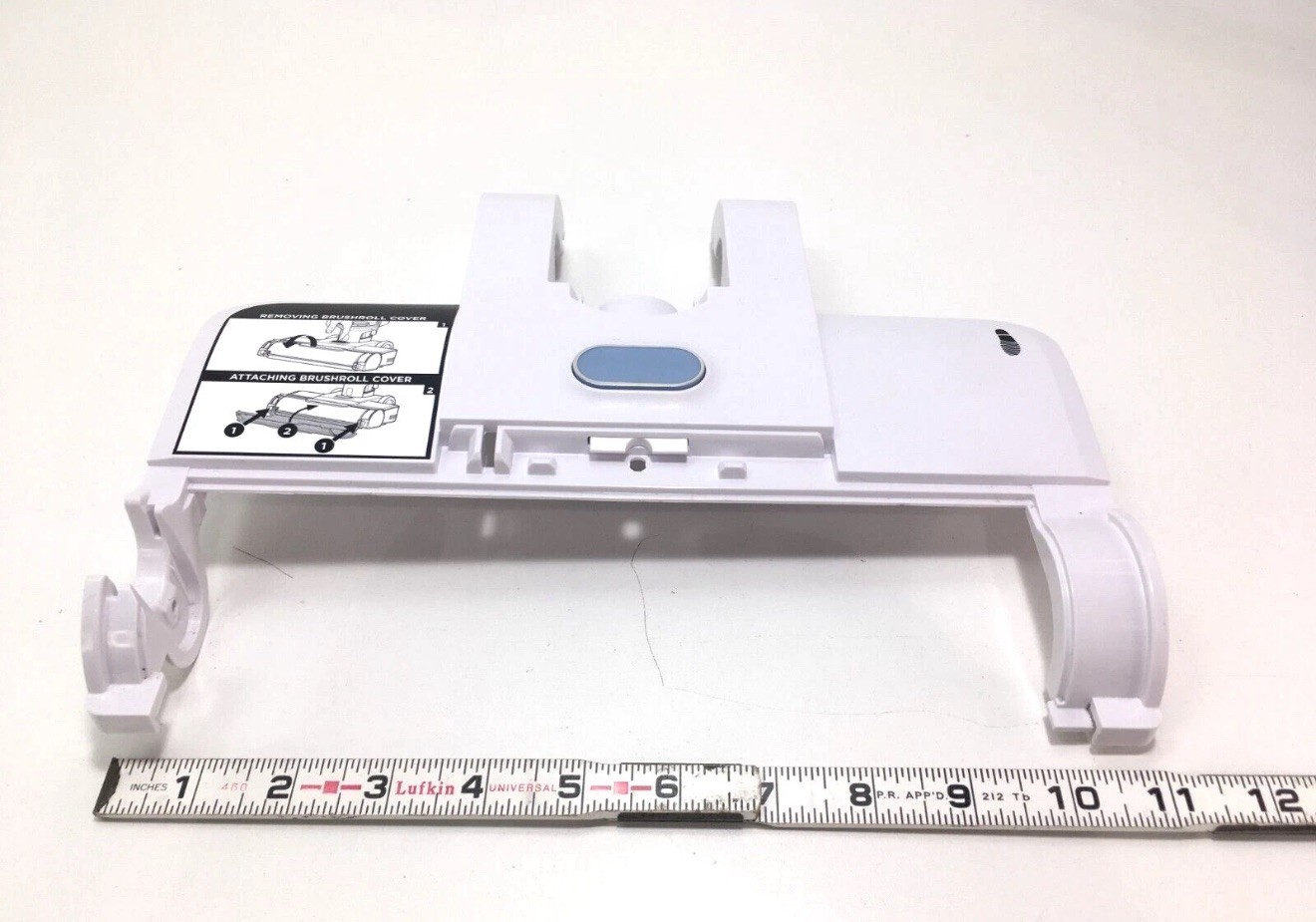 Shark WD201 WD200 AW201 TOP LID HOUSING COVER for Floor Nozzle Genuine OEM White