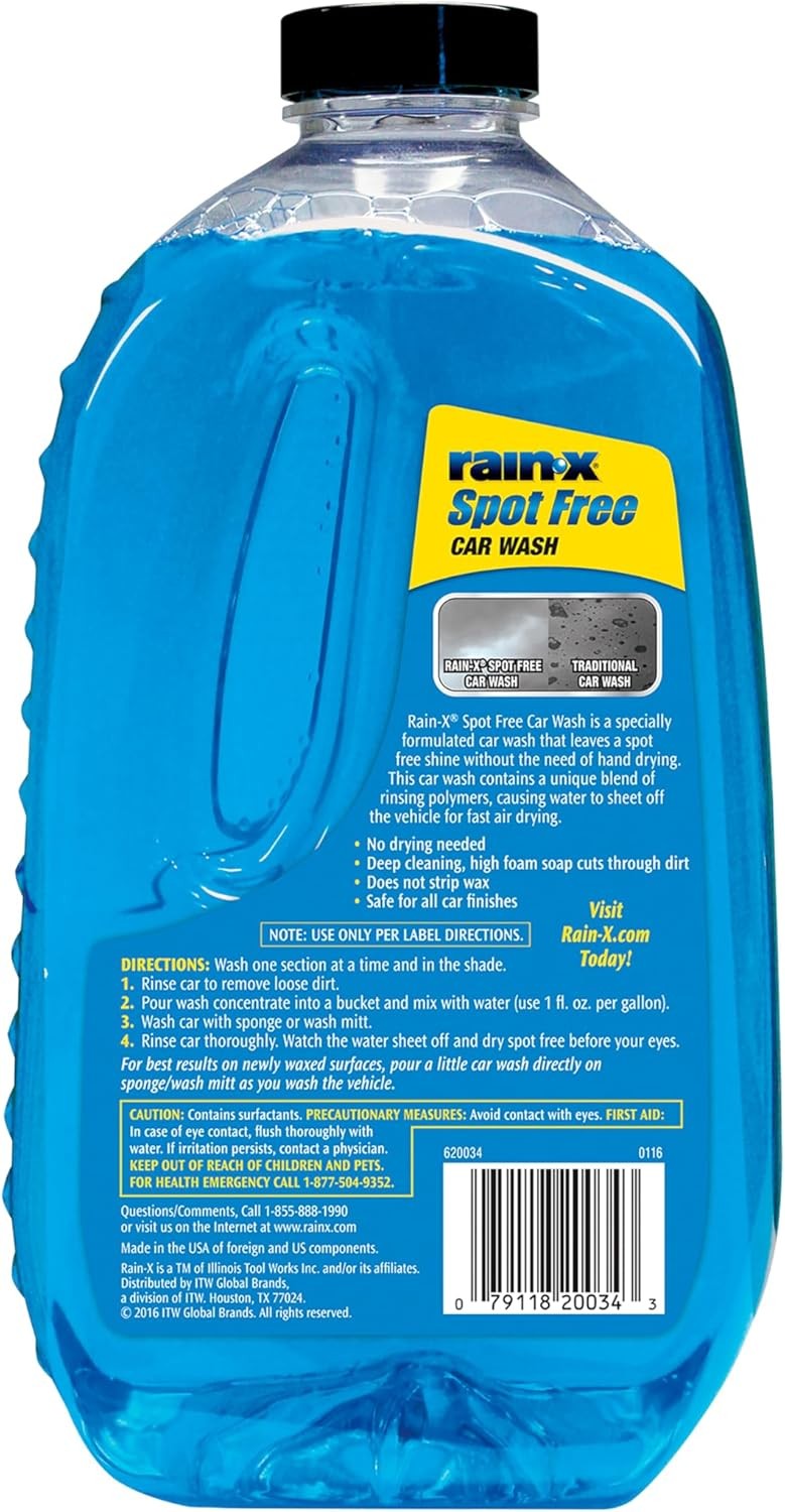 Rain-X 620073 – Car Wash Deep Cleaning, High Foam Soap 48 Fl Oz (Pack of 1)