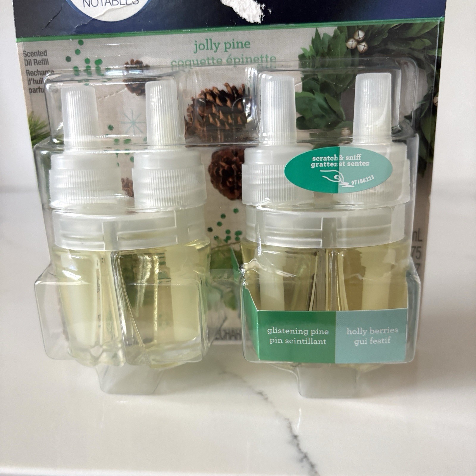 RARE Febreze NOTICEables Scented Oil Refill Jolly Pine for use with SY-982