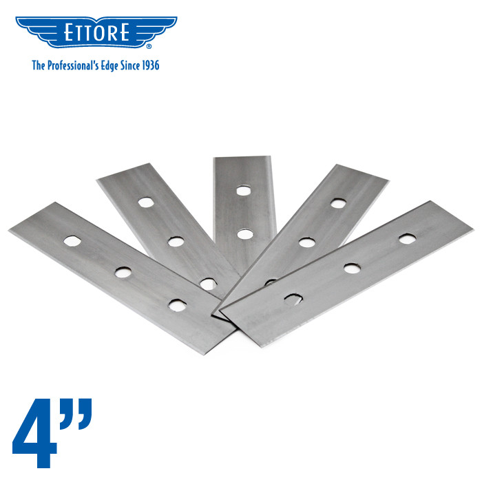 Ettore 4in / 10cm Scrapemaster Razor Blades (10 Pack)