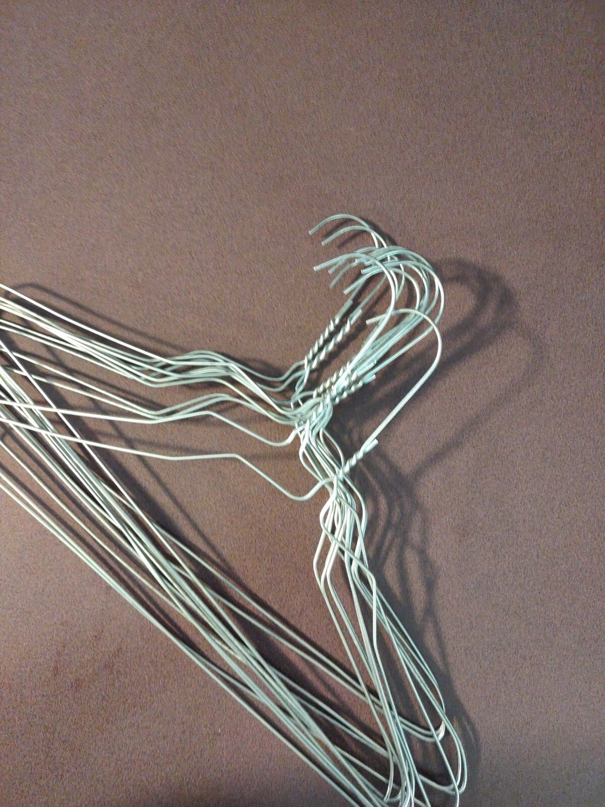 12 Pcs 16″ inch Steel Metal Wire Clothes Hangers 13 Gauge Silver