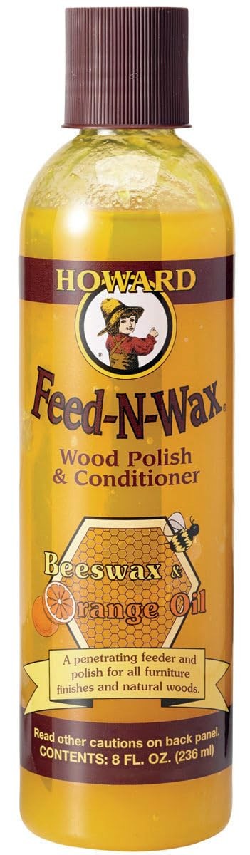 Products Feed-N-Wax Wood Polish & Conditioner, 8 oz, Orange
