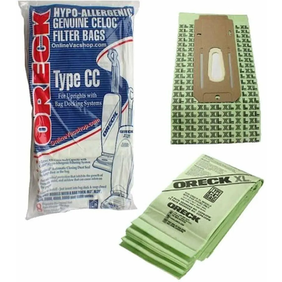 Pack of 8 Oreck XL Type CC Vacuum Cleaner Bags CCPK8DW