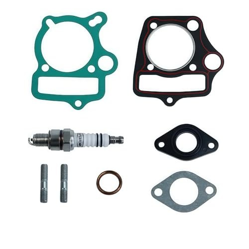 52.4mm Complete Cylinder Head Assembly with Spark Plug and Gaskets for 4