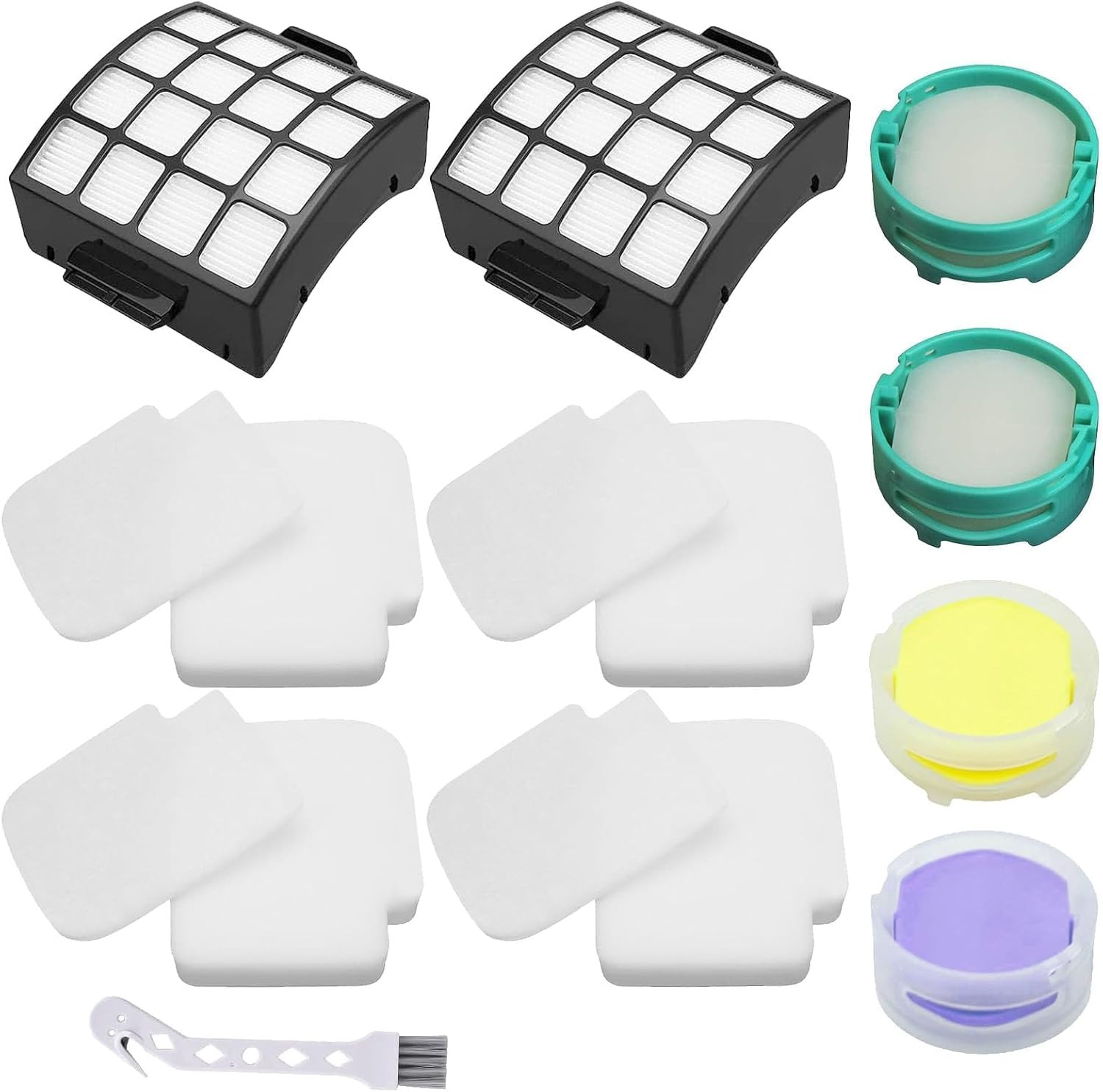 AZ3002 Filters Odor Kit for Shark AZ3002 AZ3000 AZ3000W Duo Clean Vacuum