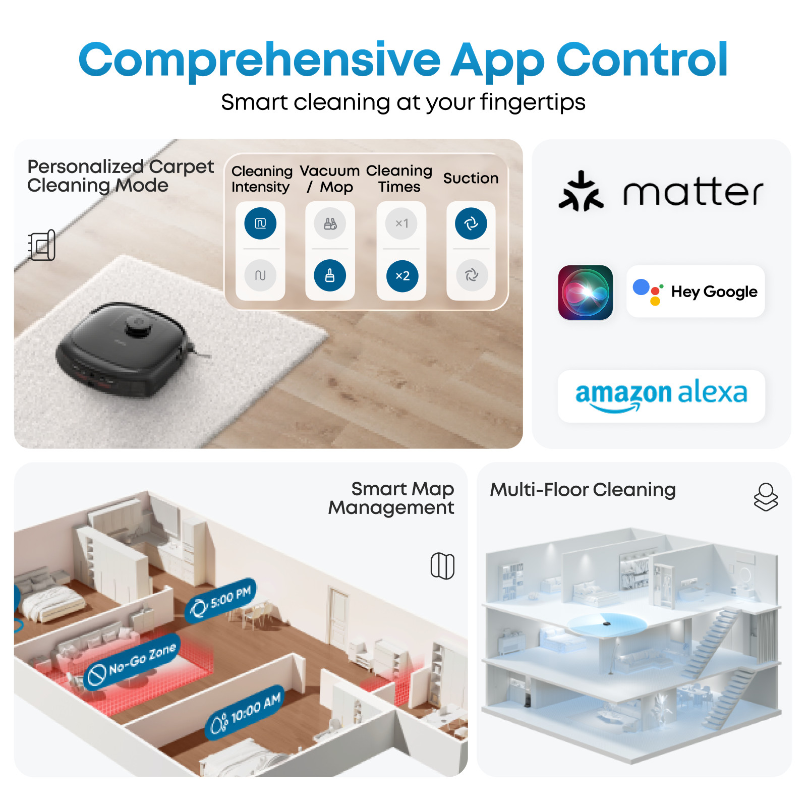 eufy Robot Vacuum and Mop Combo E28, 20,000 Pa Suction- Certified Refurbished