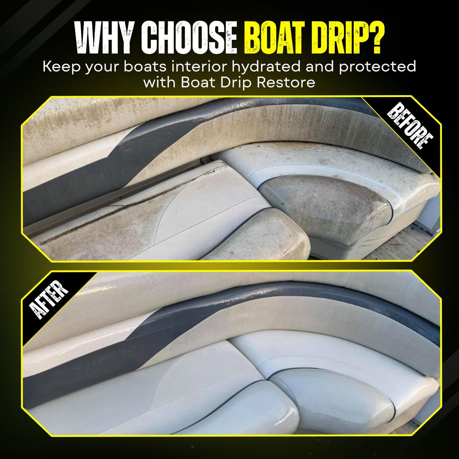 Restore – Interior and Exterior Boat Restoration Spray w/UV Protection – 16oz…