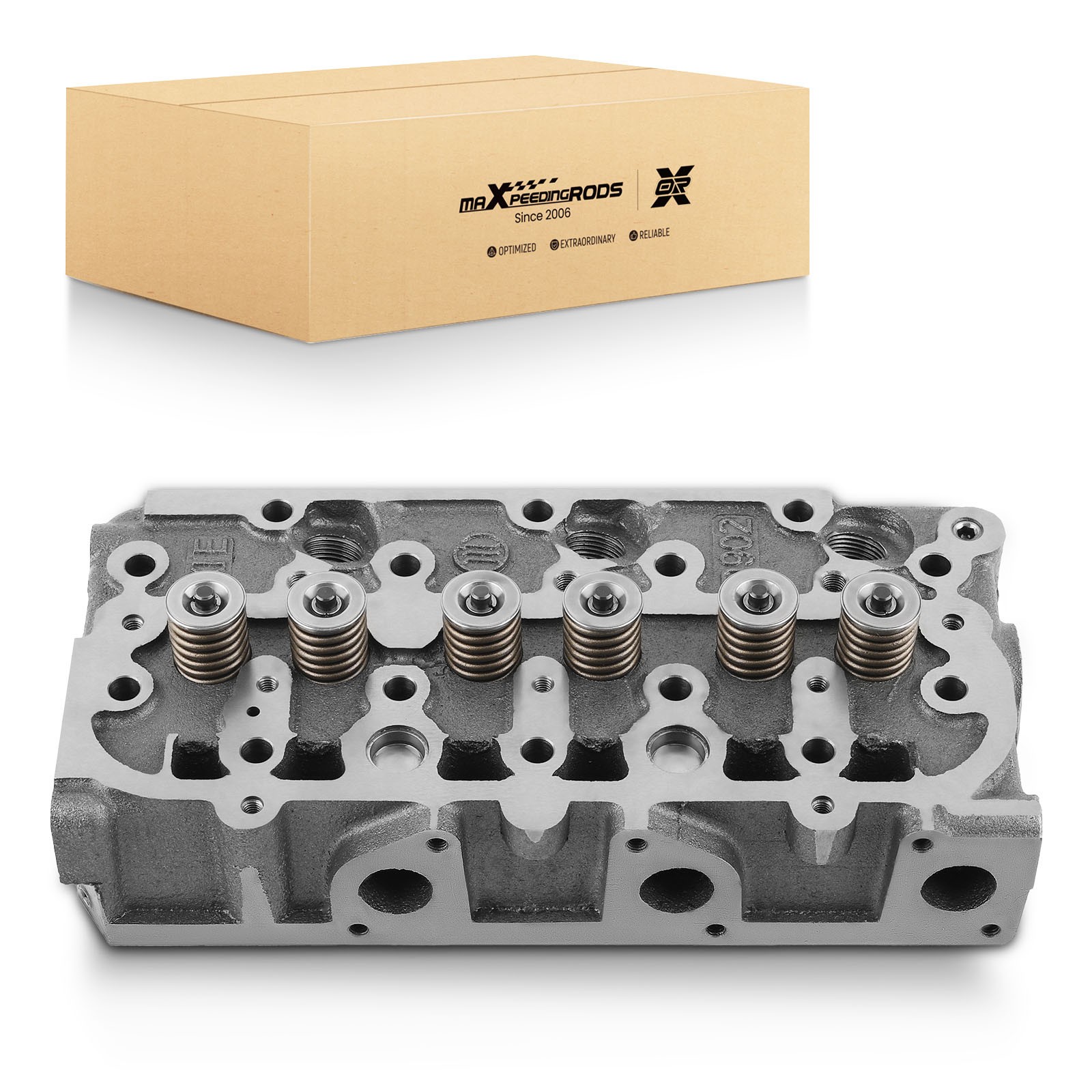 Complete Cylinder Head W/ Valves & Gasket Kit For Kubota D905 RTV900 RTV900W