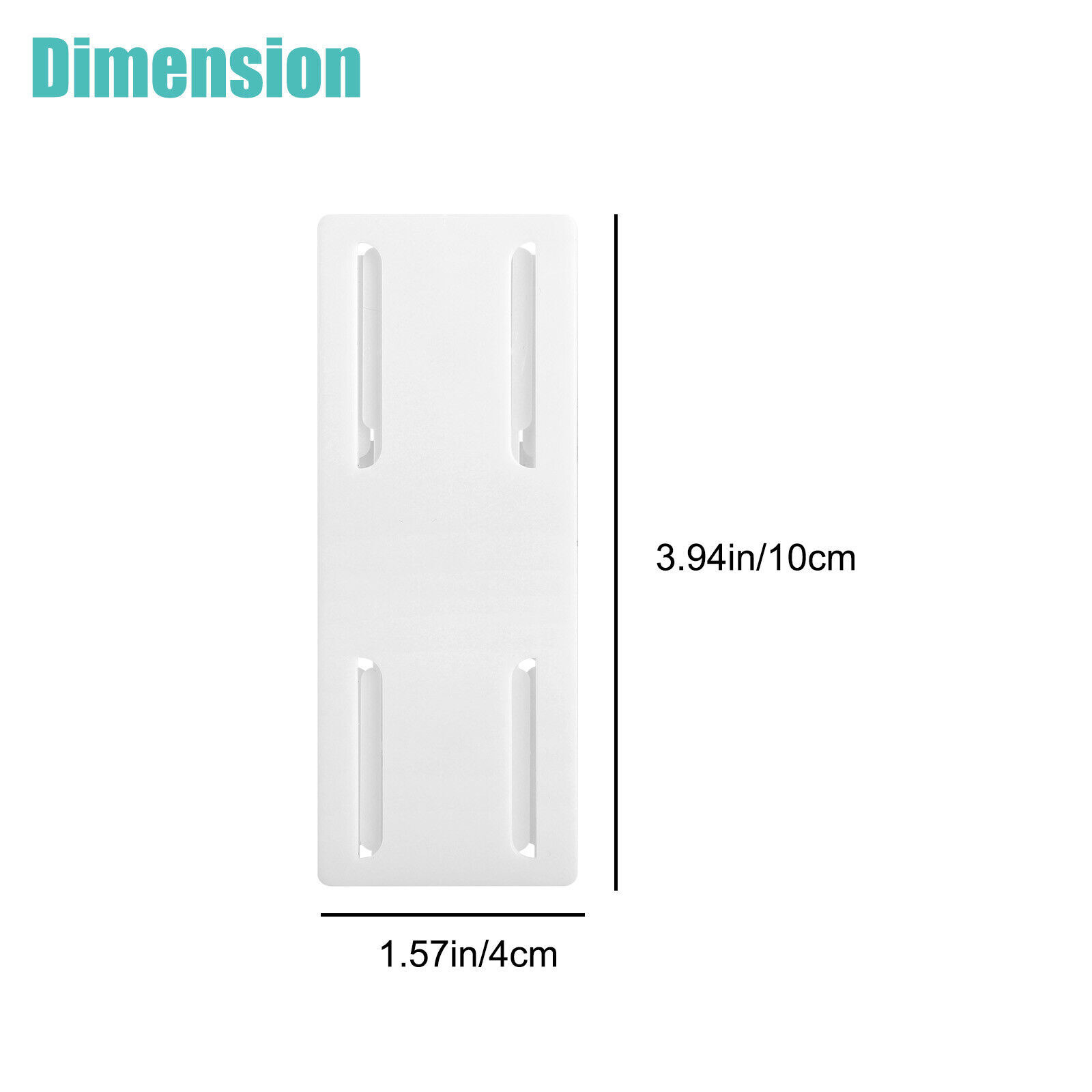 6 × Self-Adhesive Desktop Punch-Free Socket Fixer Holder Kitchen Home Office USA